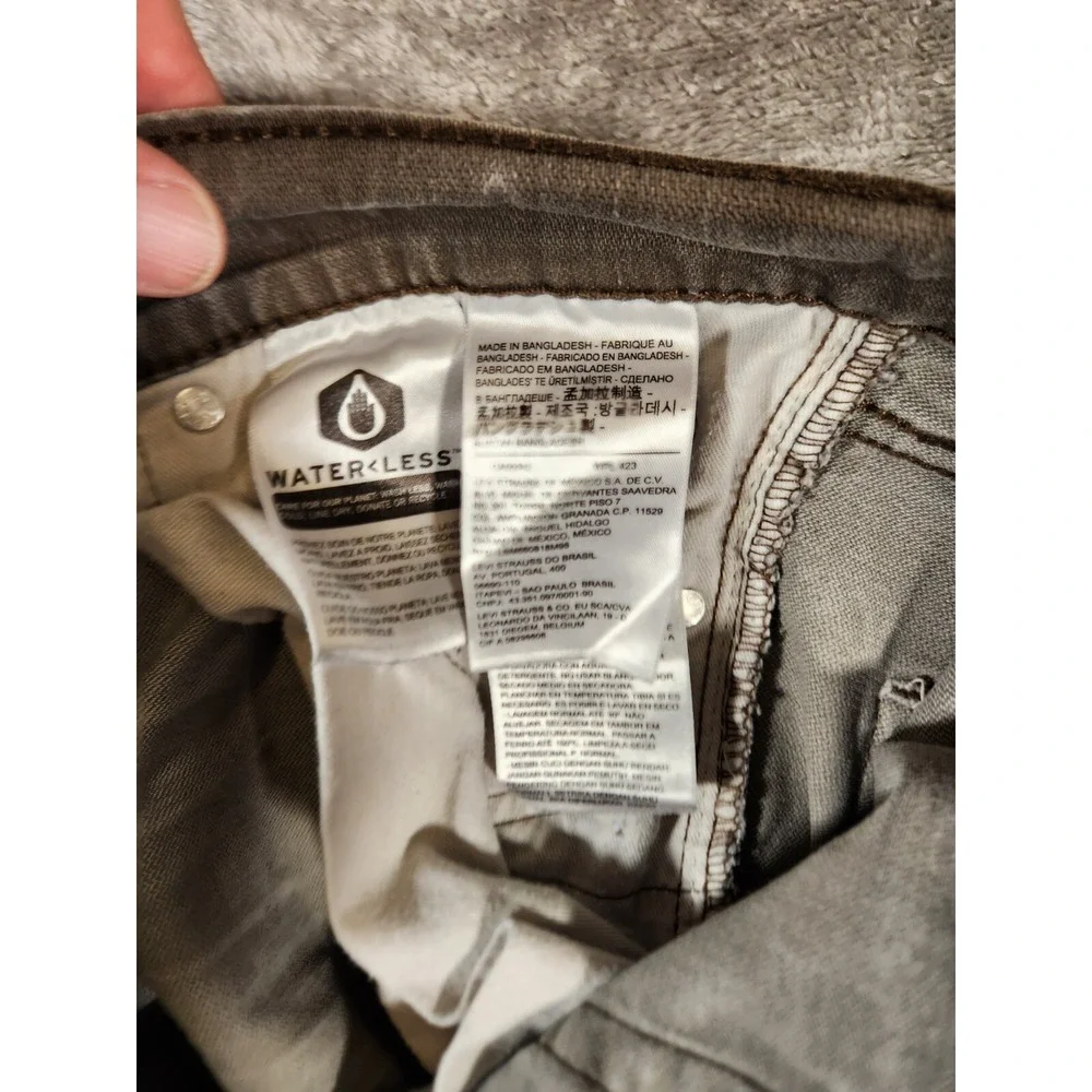 Levi's‎ 511 Jeans Men's 30X30 (Tag 29X32) Slim Straight Gray/Brown Pants Denim